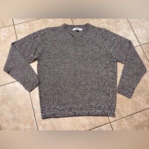 Men's Crewneck Marled Knit Sweater - Gray